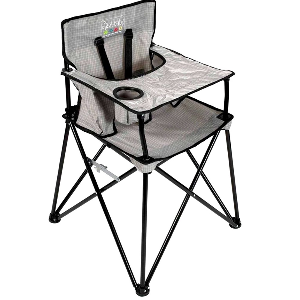 Ciao! baby portable high chair. Great for camping!  Comes with bag. Lightly used